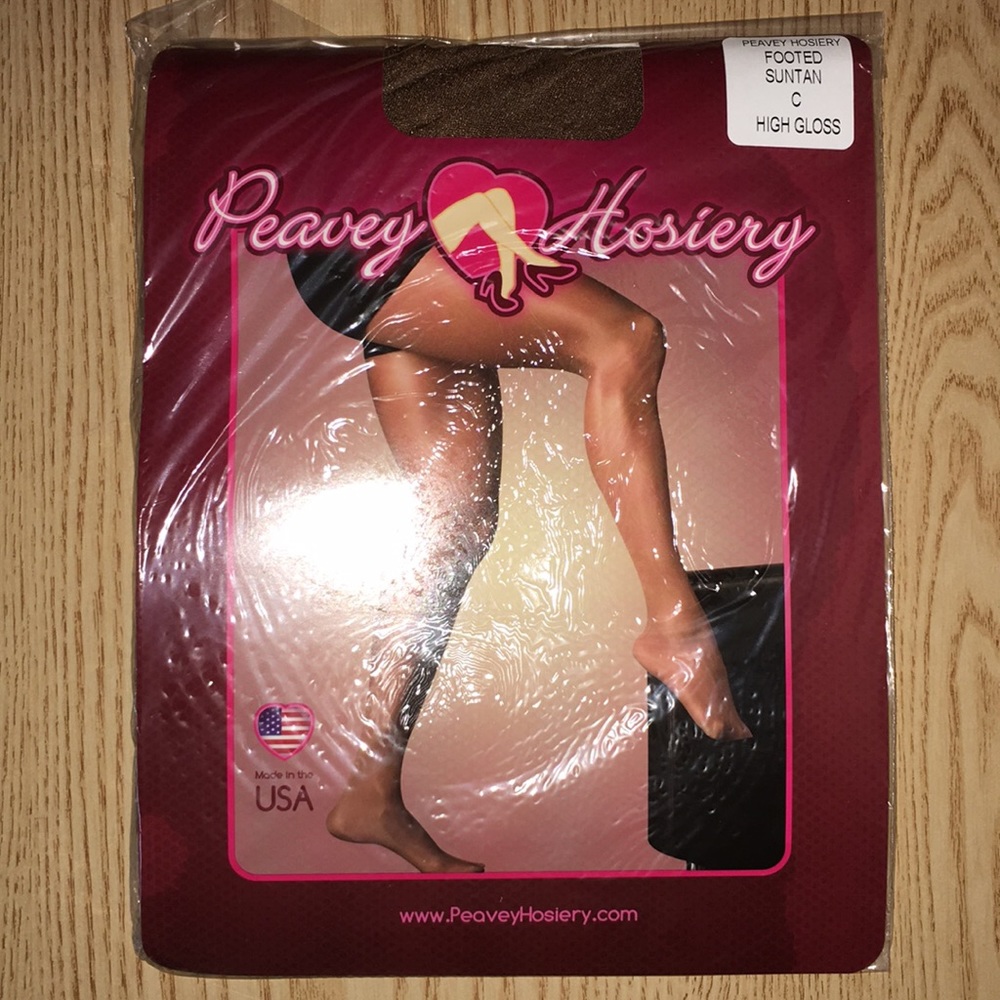 New Hooters Girl Peavey Tights Suntan Sizes A B C D & Q